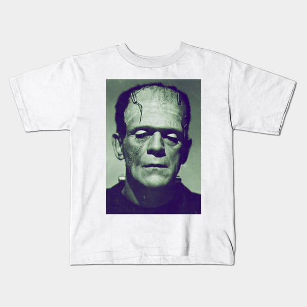 Frankenstein Kids T-Shirt by miskel